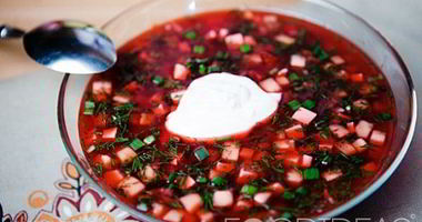 Рецепт Свекольника с колбасой