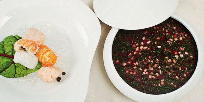 Рецепт свекольника с рыбой