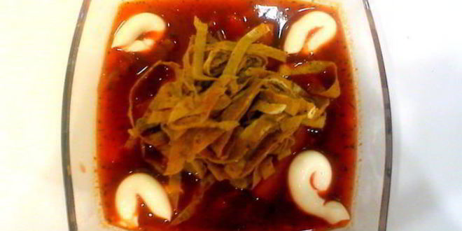 Рецепт свекольника с яичной путанкой