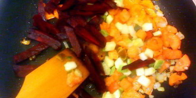 Рецепт свекольника с яичной путанкой