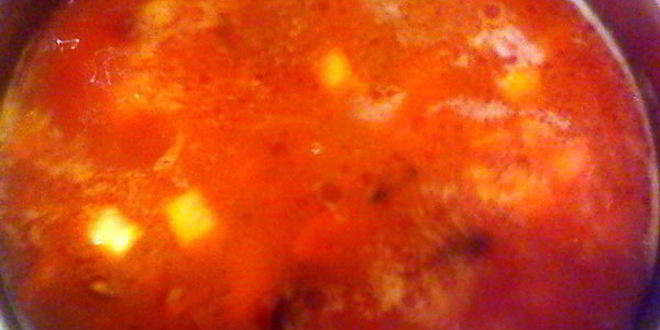 Рецепт свекольника с яичной путанкой