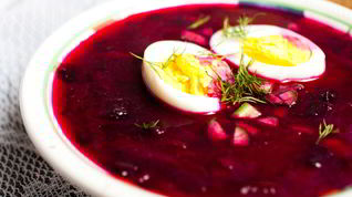 Рецепт Свекольника со свекольной ботвой