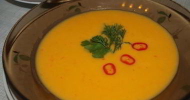 Рецепт Острого сырного супа с йогуртом