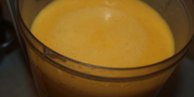 Рецепт острого сырного супа с йогуртом