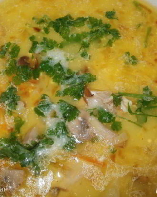 Рецепт сырно-грибного суп