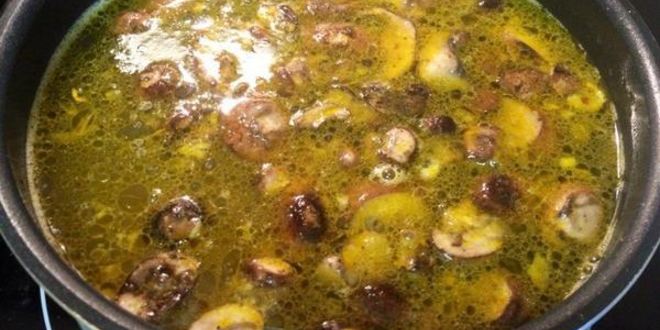 Рецепт сырно-грибного суп