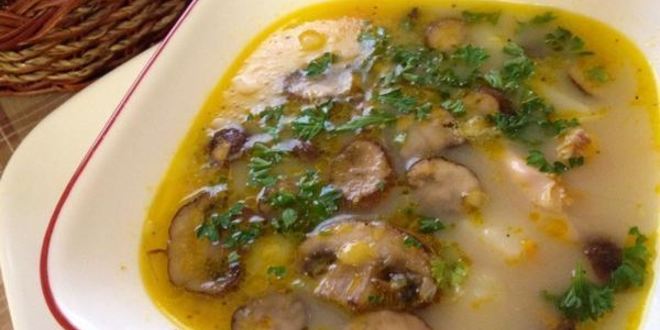 Рецепт сырно-грибного суп
