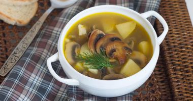 Рецепт Сырного грибного супа из шампиньонов