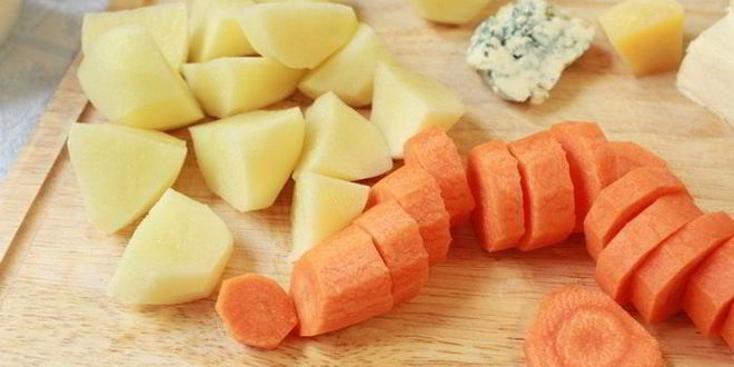 Рецепт сырного крема-супа с креветками