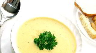 Рецепт Сырного крема-супа с манкой