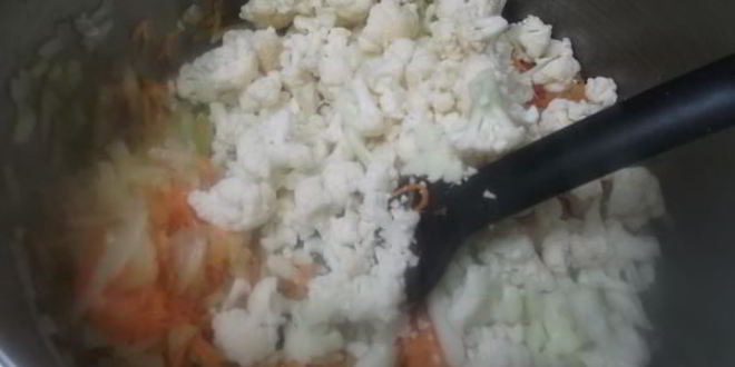 Рецепт сырного супа из цветной капусты