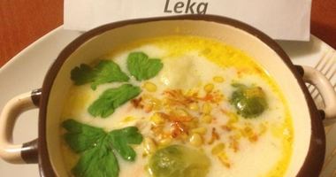 Рецепт Сырного супа с брюсельской капустой и клецками