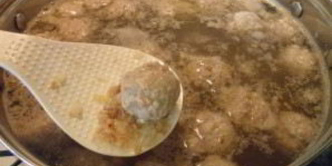 Рецепт сырного супа с фрикадельками