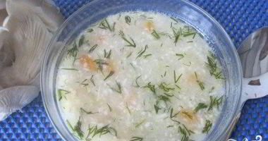 Рецепт Сырного супа с грибами