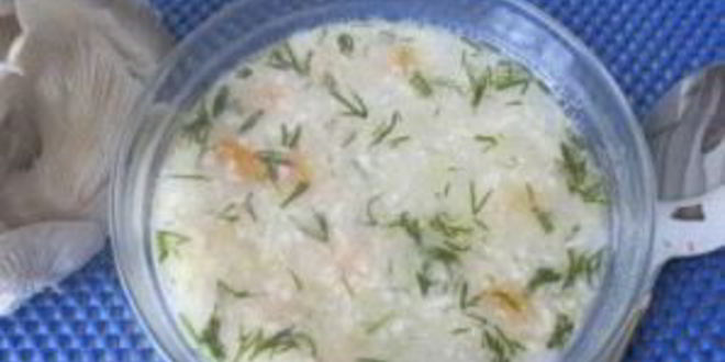 Рецепт сырного супа с грибами