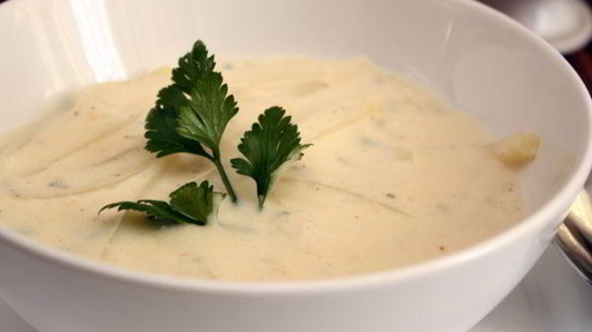 Рецепт сырного супа с кольраби