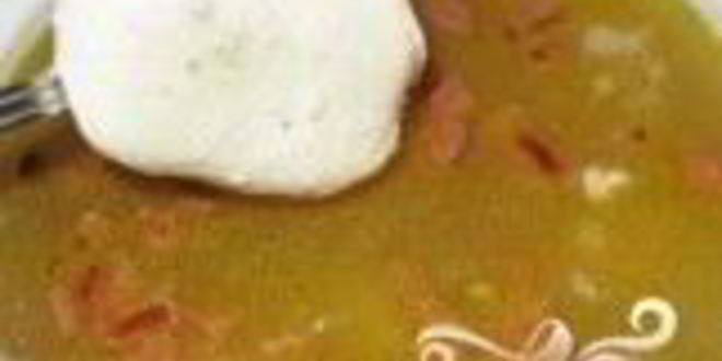 Рецепт сырного супа с копченостями