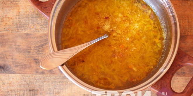 Рецепт сырного супа с курицей