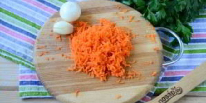 Рецепт сырного супа с морковкой