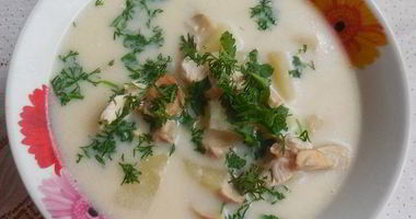 Рецепт Сырного супа с мясом