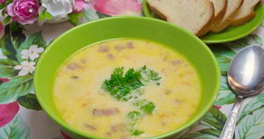 Рецепт Сырного супа с плавленым сыром