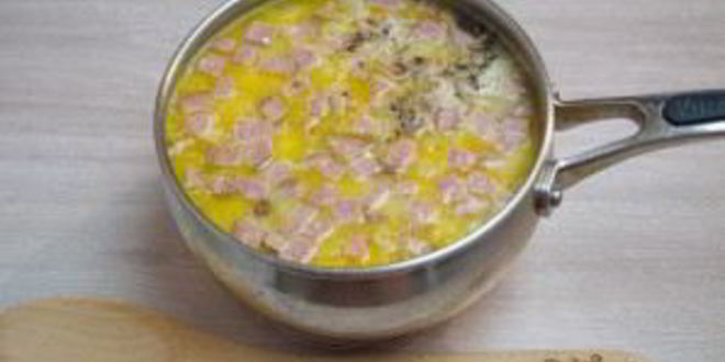 Рецепт сырного супа с плавленым сыром