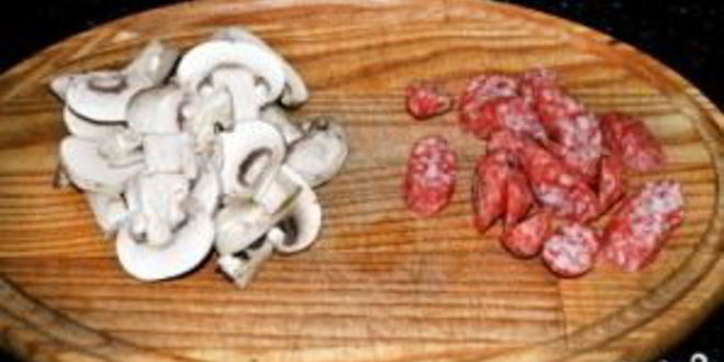 Рецепт сырного супа с шампиньонами и копченостями