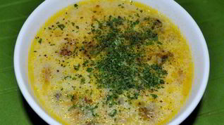 Рецепт Сырного супа с зеленью