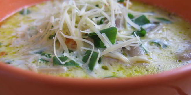 Рецепт сырного супа