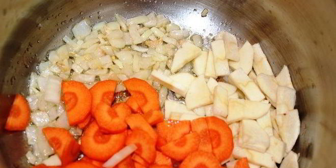 Рецепт тыквенно-сырного суп с пастернаком