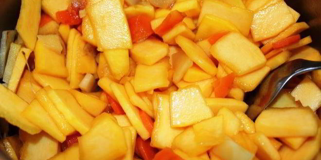 Рецепт тыквенно-сырного суп с пастернаком