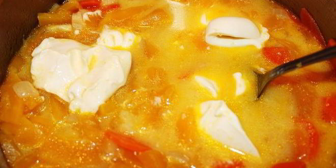 Рецепт тыквенно-сырного суп с пастернаком