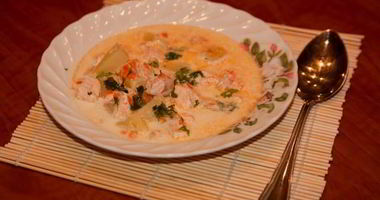 Рецепт Финской ухи со сливками