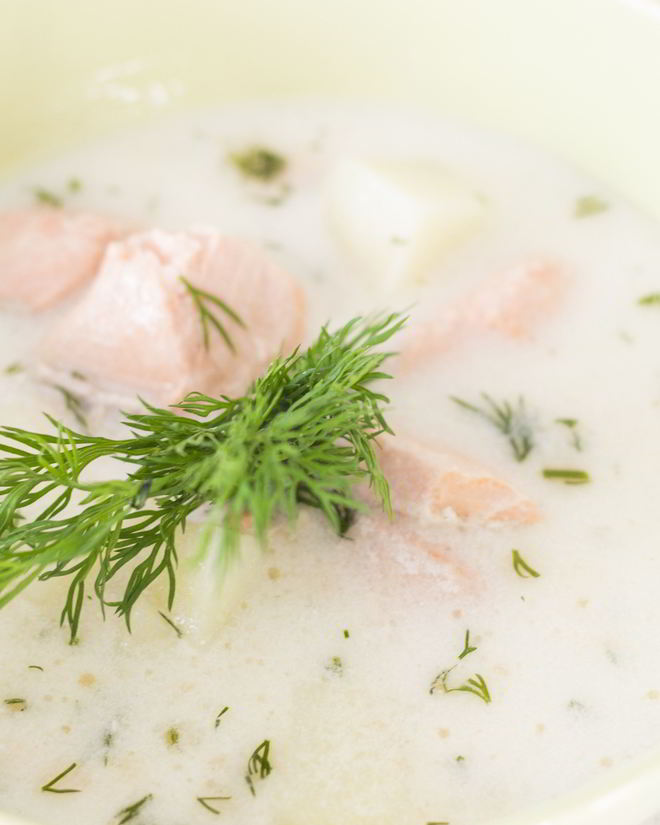 Рецепт лохикейто — финской ухи с красной рыбой