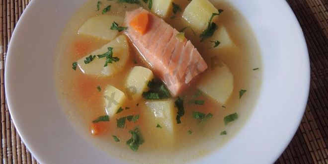 Рецепт Рыбного супа уха из красной рыбы