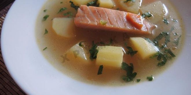 Рецепт рыбного супа уха из красной рыбы