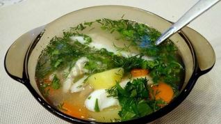 Рецепт Рыбного супа уха из речной рыбы