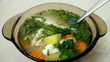 Рецепт Рыбного супа уха из речной рыбы