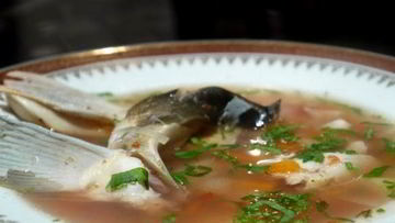 Рецепт Ухи из головы сазана