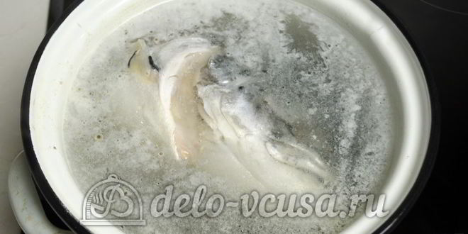 Рецепт ухи из головы семги