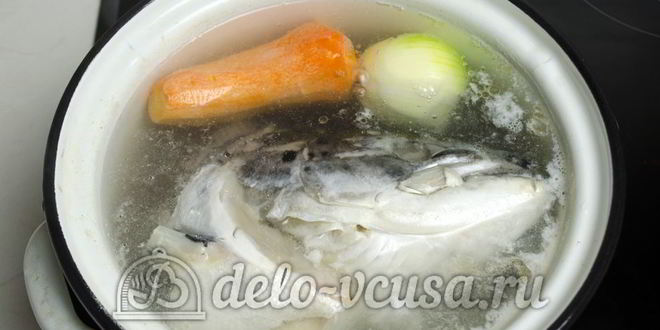 Рецепт ухи из головы семги