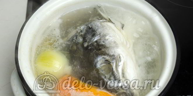 Рецепт ухи из головы семги