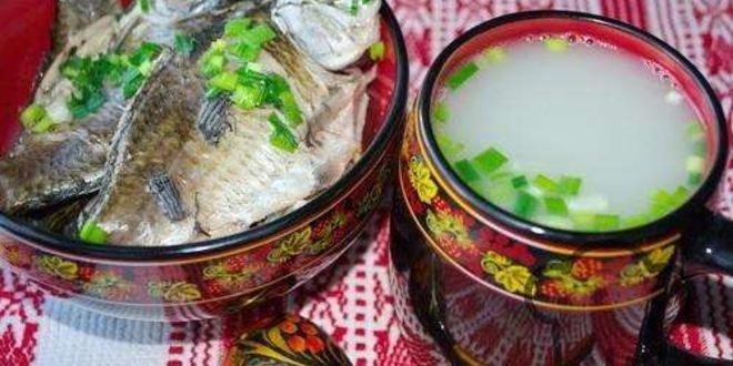 Рецепт ухи из карасей