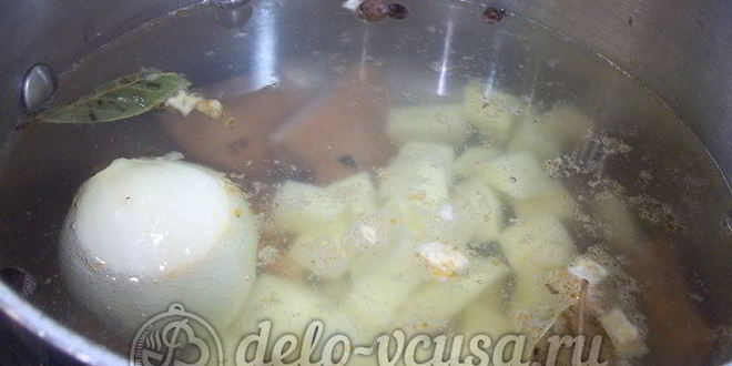 Рецепт ухи из хребтов семги