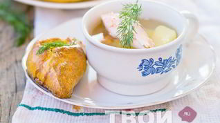Рецепт Ухи из красной рыбы