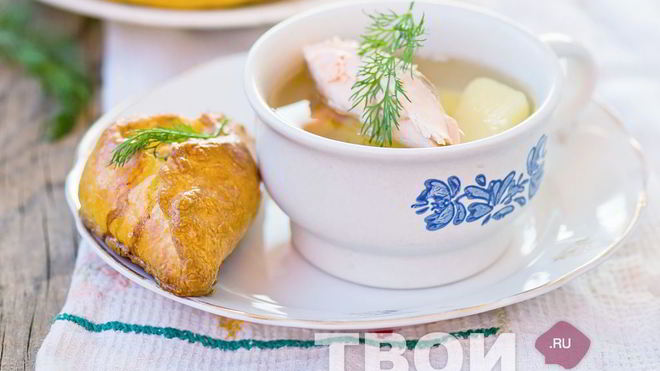 Рецепт ухи из красной рыбы