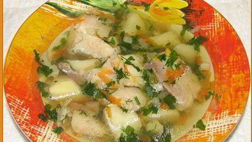 Рецепт Ухи из морского языка