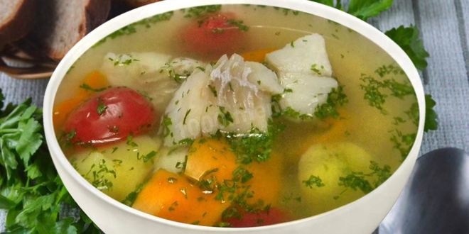 Рецепт Ухи из щуки с помидорами