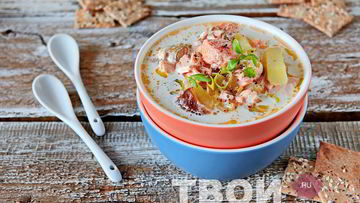 Рецепт Ухи из семги