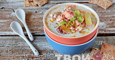 Рецепт Ухи из семги